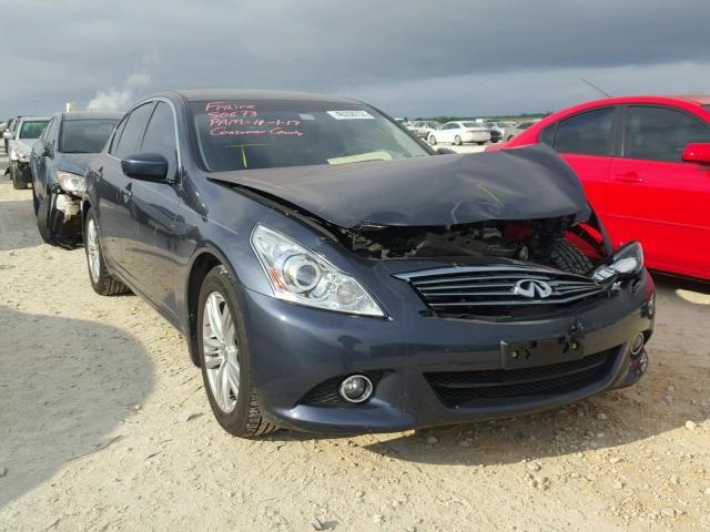 JN1CV6AP7DM716876 - 2013 INFINITI G37 BASE SILVER photo 1