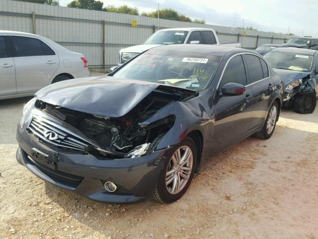 JN1CV6AP7DM716876 - 2013 INFINITI G37 BASE SILVER photo 2