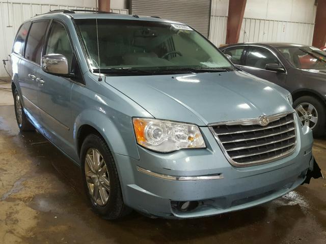 2A8HR64X78R687314 - 2008 CHRYSLER TOWN & COU BLUE photo 1