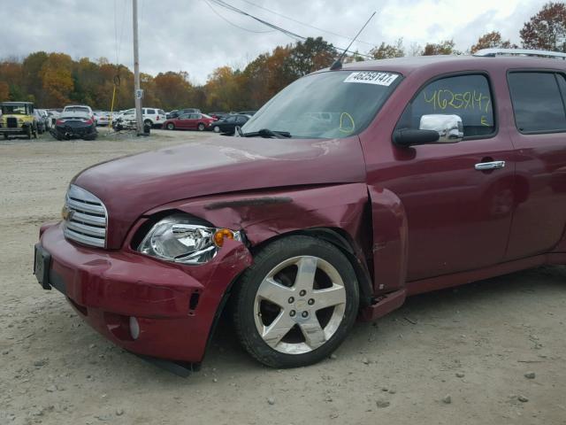 3GNDA23PX6S558840 - 2006 CHEVROLET HHR LT RED photo 9