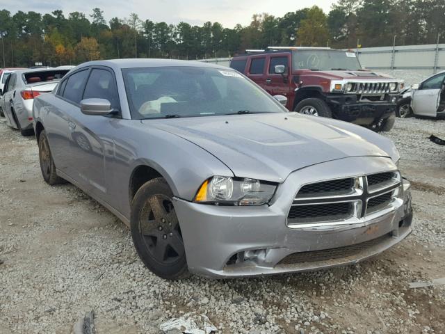 2C3CDXBG9EH129110 - 2014 DODGE CHARGER SE GRAY photo 1