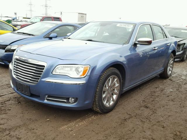 2C3CA6CT9BH547497 - 2011 CHRYSLER 300C BLUE photo 2