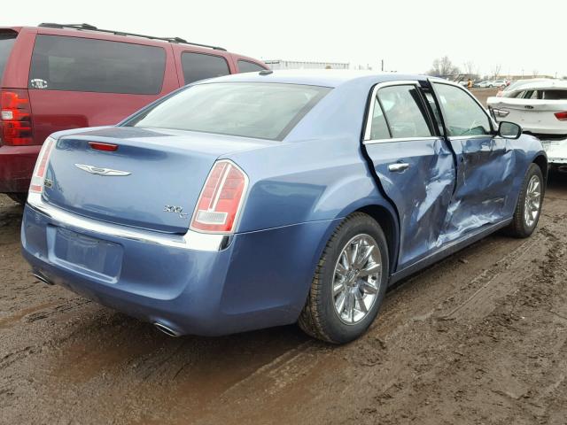 2C3CA6CT9BH547497 - 2011 CHRYSLER 300C BLUE photo 4