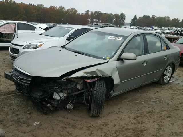 5NPET46C99H543451 - 2009 HYUNDAI SONATA TAN photo 2