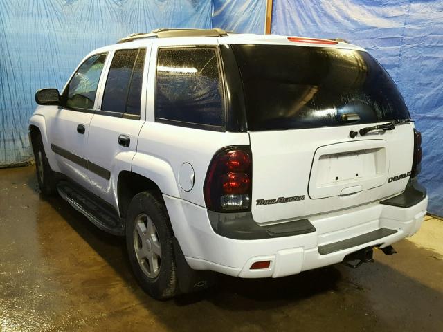 1GNDT13SX32304951 - 2003 CHEVROLET TRAILBLAZE WHITE photo 3