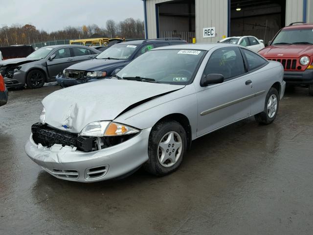 1G1JC1248Y7242290 - 2000 CHEVROLET CAVALIER SILVER photo 2