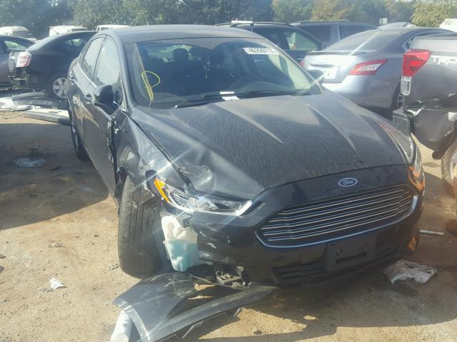 3FA6P0HR9DR135000 - 2013 FORD FUSION SE BLACK photo 1