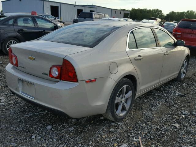1G1ZC5EUXBF133297 - 2011 CHEVROLET MALIBU 1LT 米色 照片 4