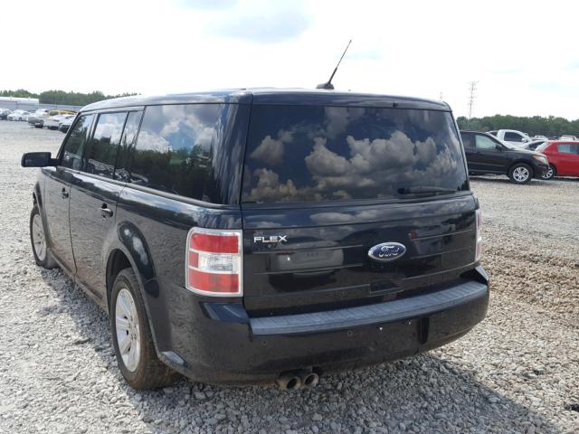 2FMGK5BC0BBD35303 - 2011 FORD FLEX SE BLUE photo 3