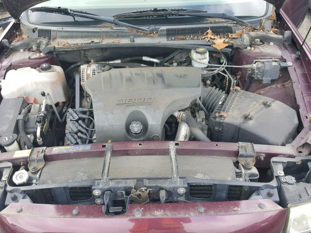 1G4HP52K24U131449 - 2004 BUICK LESABRE CU BURGUNDY photo 7