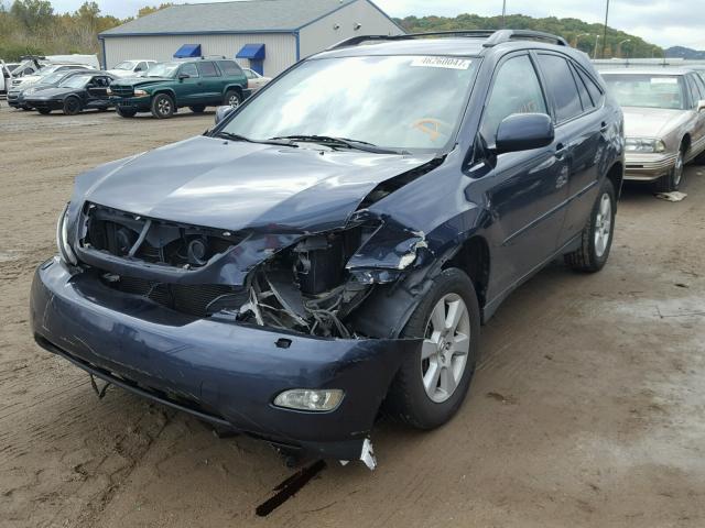 2T2HA31U15C073633 - 2005 LEXUS RX BLUE photo 2