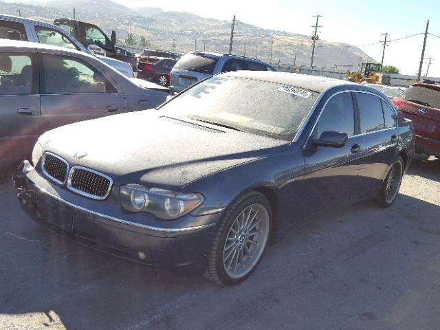 WBAGN63403DR18519 - 2003 BMW 745 LI Mavi foto 2