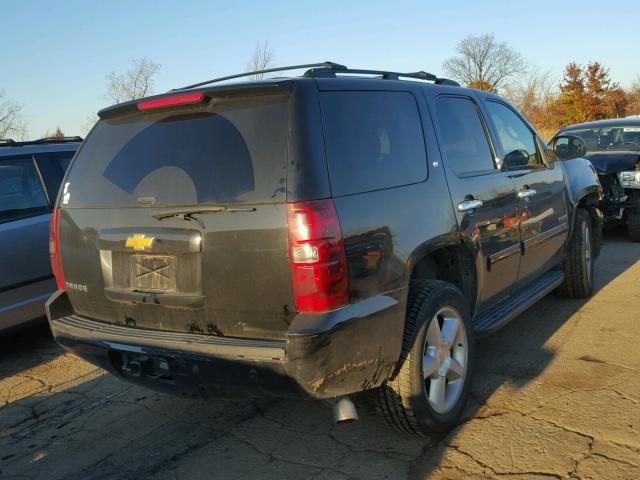 1GNSKBE06DR165017 - 2013 CHEVROLET TAHOE K150 BLACK photo 4