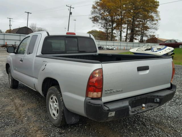 5TETX22N17Z330270 - 2007 TOYOTA TACOMA ACC SILVER photo 3