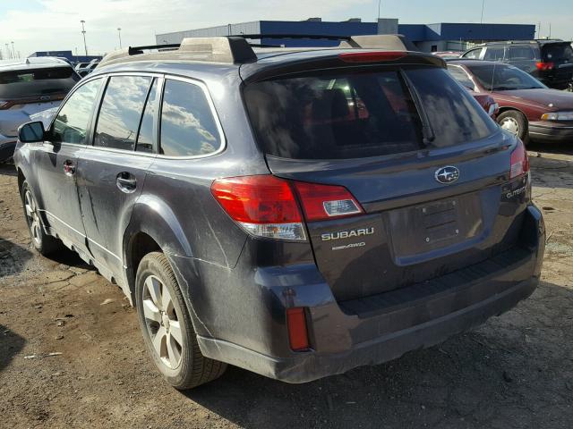 4S4BRCKCXA3353221 - 2010 SUBARU OUTBACK 2. BLACK photo 3