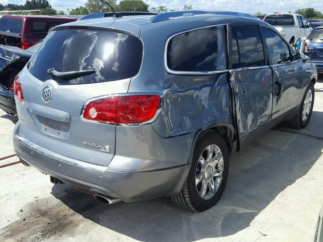 5GAEV23718J157653 - 2008 BUICK ENCLAVE CX BLUE photo 4