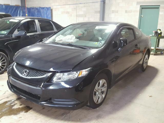 2HGFG3B56DH501297 - 2013 HONDA CIVIC LX BLACK photo 2