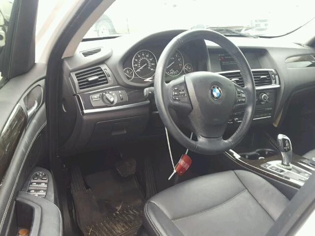 5UXWX9C50E0D35561 - 2014 BMW X3 XDRIVE2 WHITE photo 9