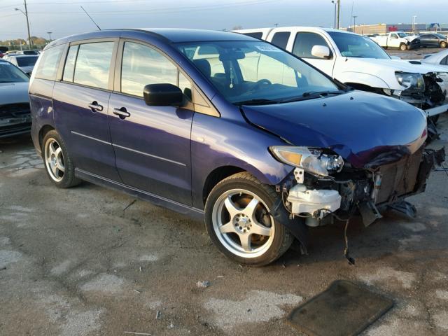 JM1CR29L870149133 - 2007 MAZDA 5 BLUE photo 1