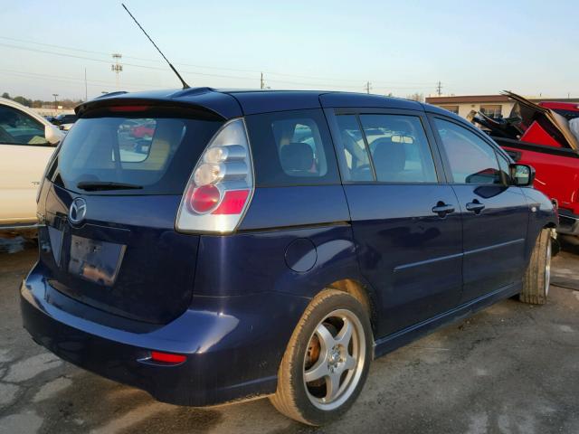 JM1CR29L870149133 - 2007 MAZDA 5 BLUE photo 4