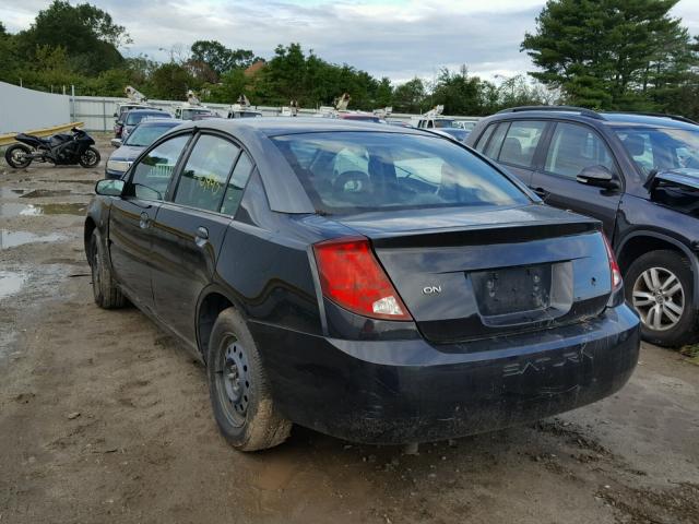 1G8AJ52F13Z127818 - 2003 SATURN ION LEVEL BLACK photo 3