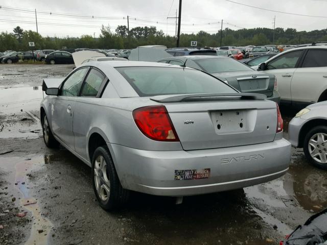1G8AW12F04Z195846 - 2004 SATURN ION LEVEL SILVER photo 3