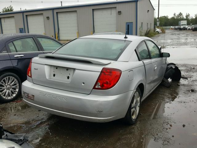 1G8AW12F04Z195846 - 2004 SATURN ION LEVEL SILVER photo 4