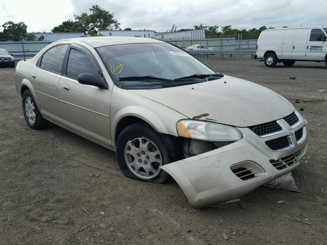 1B3EL46X45N548376 - 2005 DODGE STRATUS SX TAN photo 1