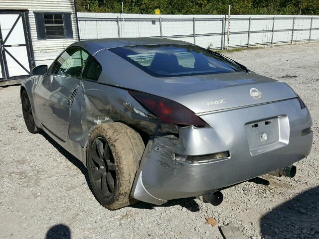 JN1AZ34D33T113620 - 2003 NISSAN 350Z COUPE SILVER photo 3