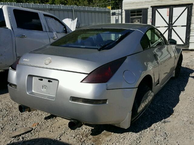 JN1AZ34D33T113620 - 2003 NISSAN 350Z COUPE SILVER photo 4