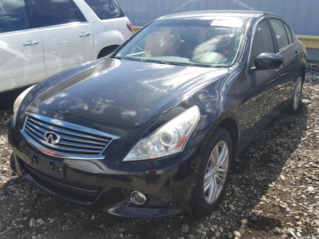 JN1CV6AR6AM457052 - 2010 INFINITI G37 BLACK photo 2