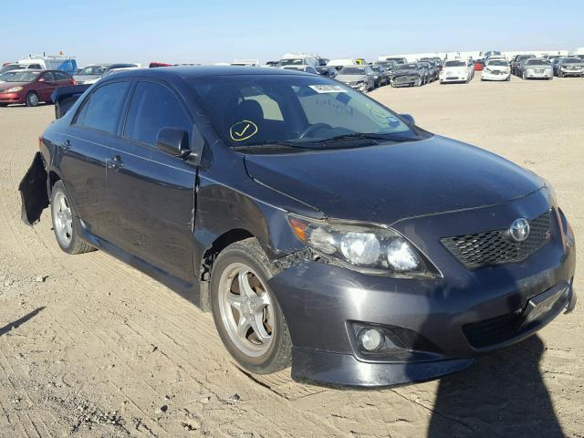 1NXBU40E69Z080230 - 2009 TOYOTA COROLLA BA GRAY photo 1