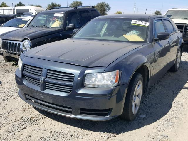 2D4FV47T38H104155 - 2008 DODGE MAGNUM BLUE photo 2