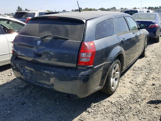 2D4FV47T38H104155 - 2008 DODGE MAGNUM BLUE photo 4