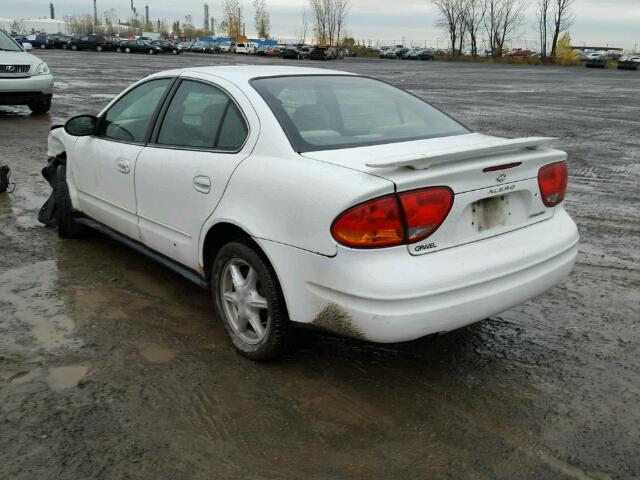 1G3NL52E24C234650 - 2004 OLDSMOBILE ALERO GL WHITE photo 3