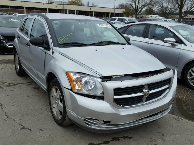 1B3HB48B27D280423 - 2007 DODGE CALIBER SX SILVER photo 1