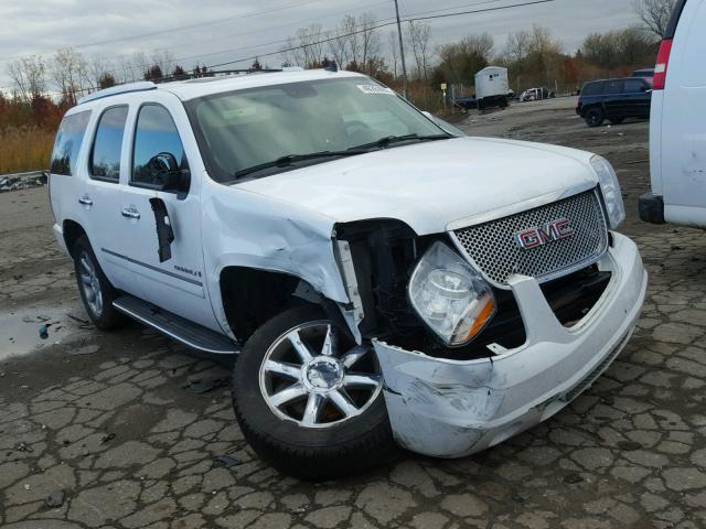 1GKFK03279R238197 - 2009 GMC YUKON DENA WHITE photo 1