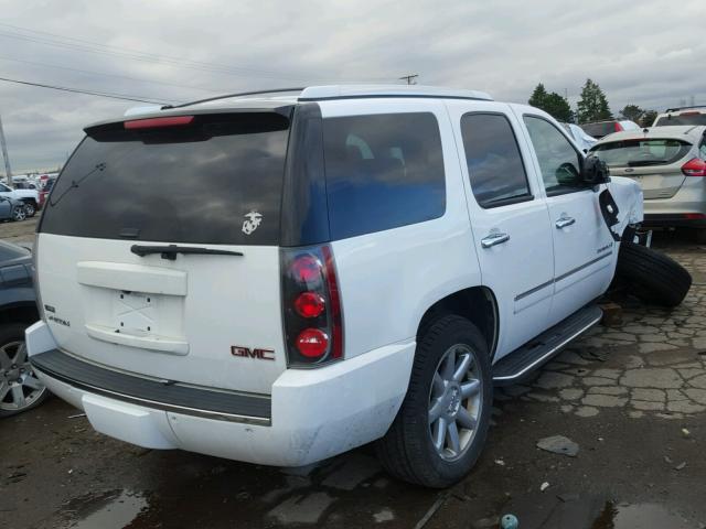 1GKFK03279R238197 - 2009 GMC YUKON DENA WHITE photo 4