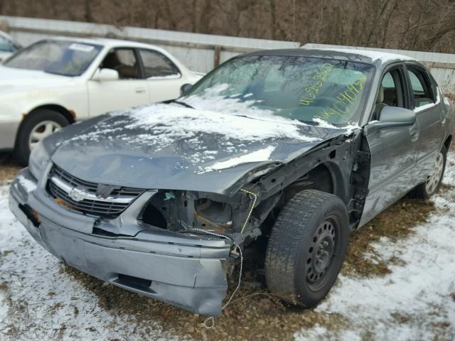 2G1WF52E759259962 - 2005 CHEVROLET IMPALA GRAY photo 2