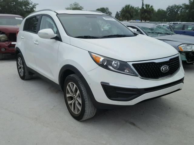 KNDPB3AC2E7621399 - 2014 KIA SPORTAGE B WHITE photo 1