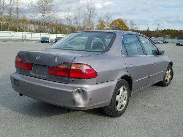 1HGCG1651YA075590 - 2000 HONDA ACCORD EX GRAY photo 4