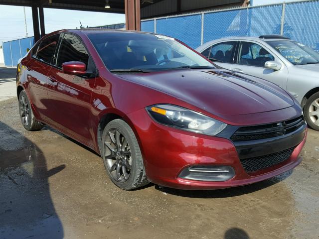 1C3CDFAA0FD375503 - 2015 DODGE DART SE RED photo 1