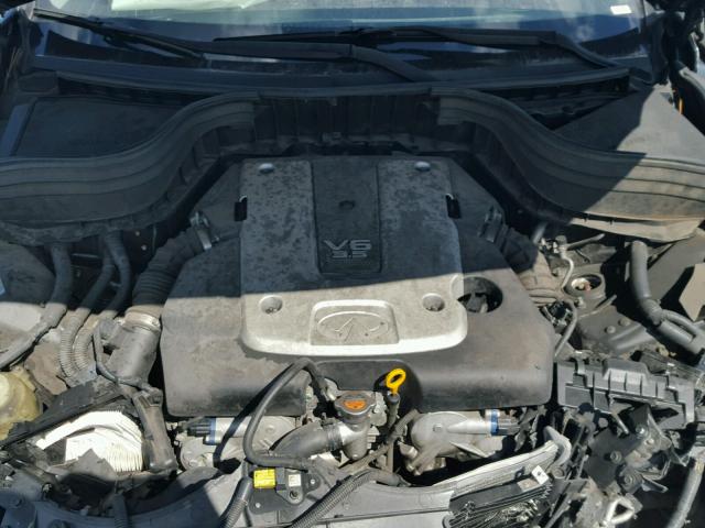JN1AJ0HP3AM701759 - 2010 INFINITI EX35 BASE BLACK photo 7