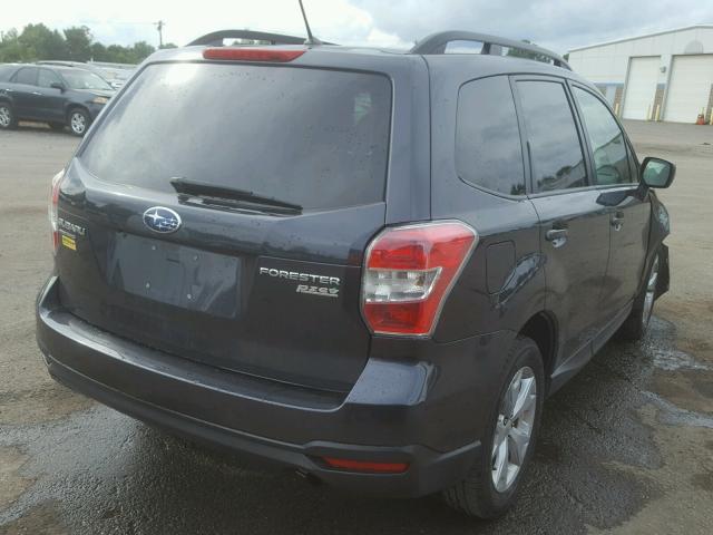 JF2SJADC9FH542645 - 2015 SUBARU FORESTER 2 GRAY photo 4