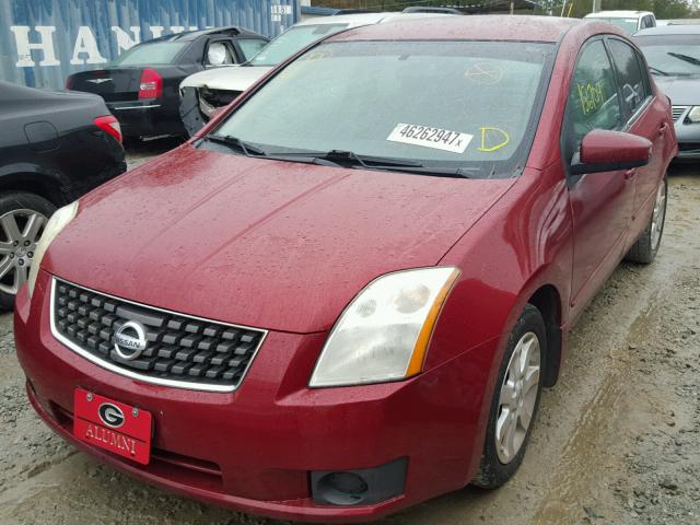 3N1AB61E47L687236 - 2007 NISSAN SENTRA 2.0 RED photo 2