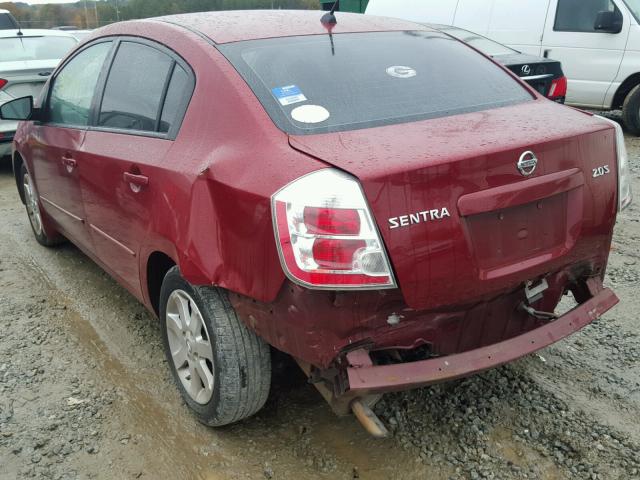 3N1AB61E47L687236 - 2007 NISSAN SENTRA 2.0 RED photo 3