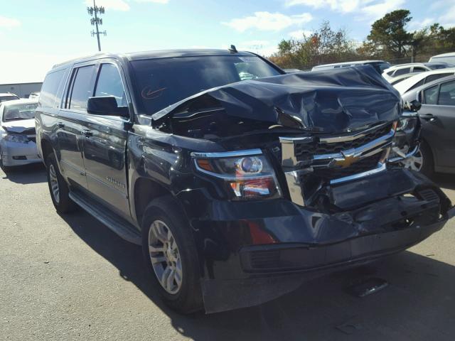 1GNSKJKC8FR155651 - 2015 CHEVROLET SUBURBAN K BLACK photo 1