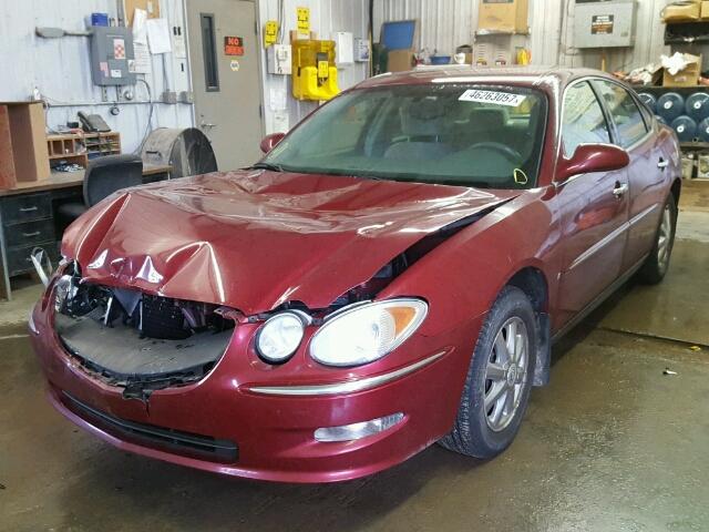 2G4WC582481188926 - 2008 BUICK LACROSSE C RED photo 2