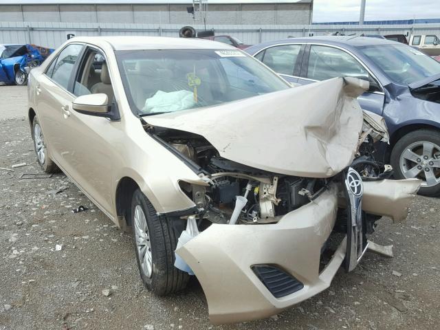 4T4BF1FK9CR168921 - 2012 TOYOTA CAMRY BASE TAN photo 1