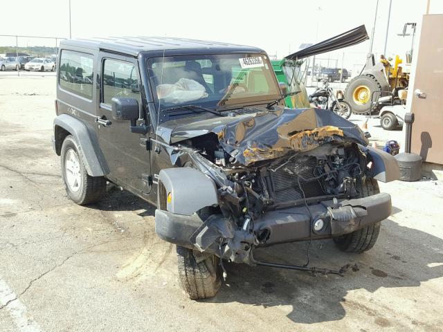 1C4AJWAG4EL281709 - 2014 JEEP WRANGLER S BLACK photo 1